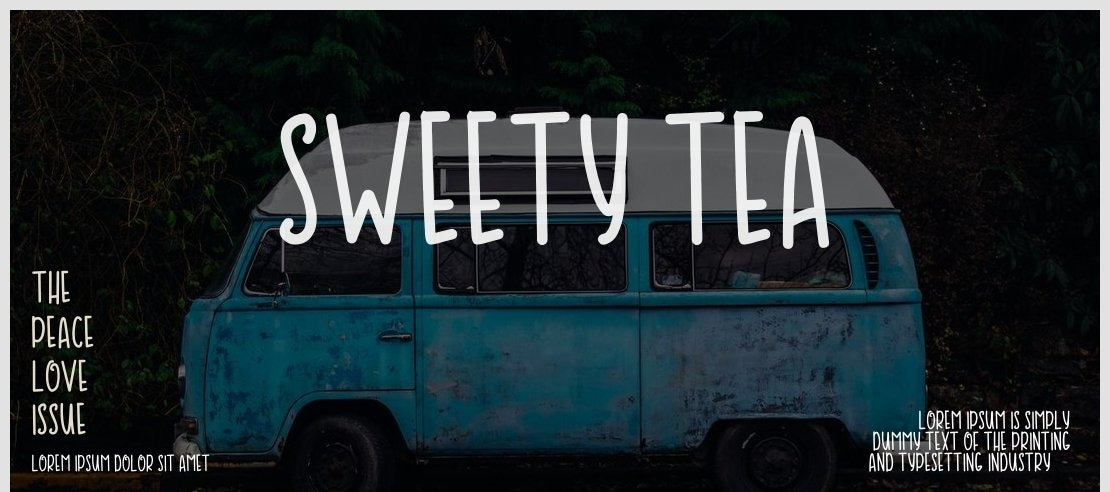 SWEETY TEA Font