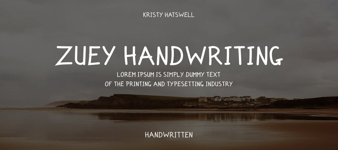 Zuey Handwriting Font Family