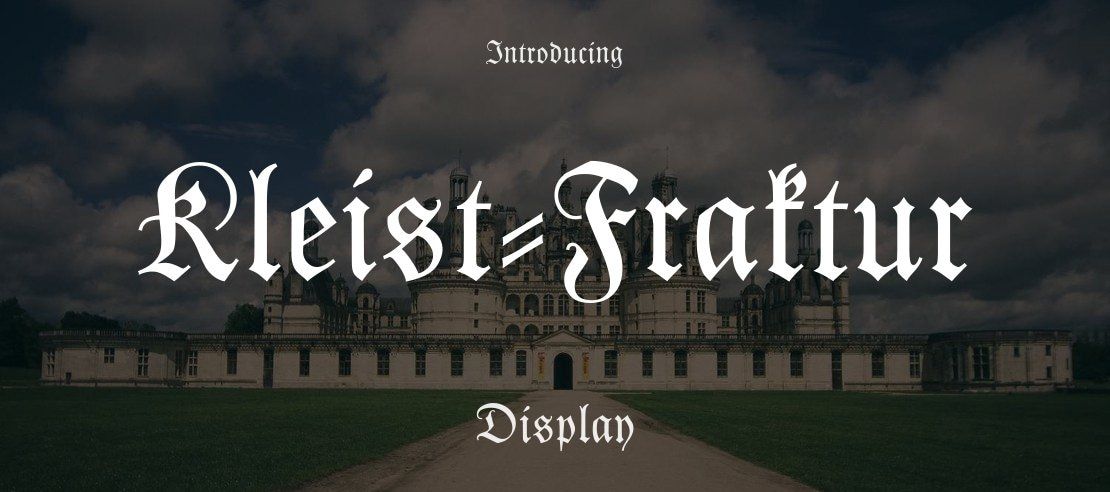 Kleist-Fraktur Font Family