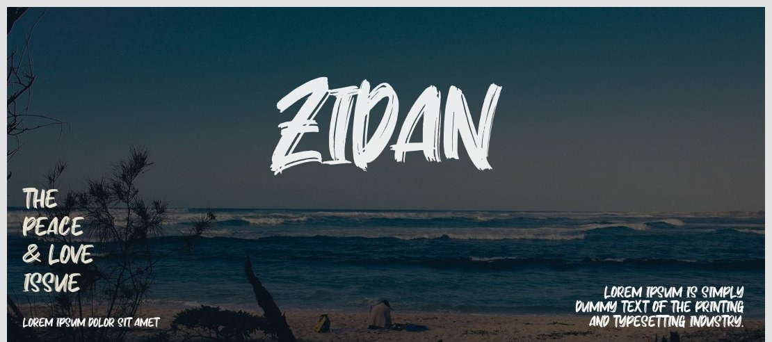 Zidan Font