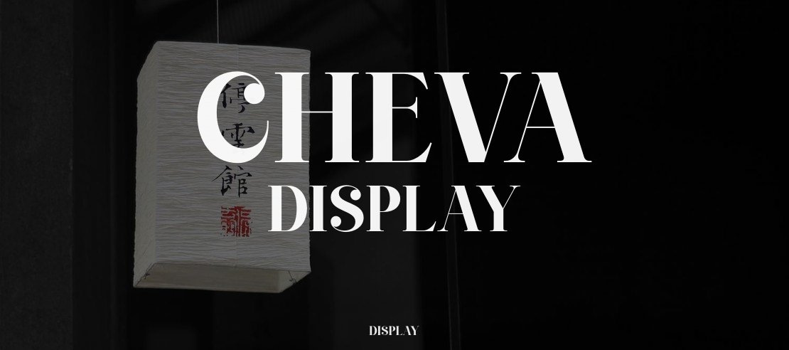Cheva Display Font