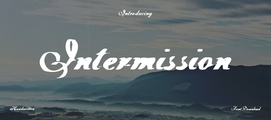 Intermission Font