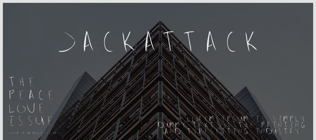 JackAttack Font