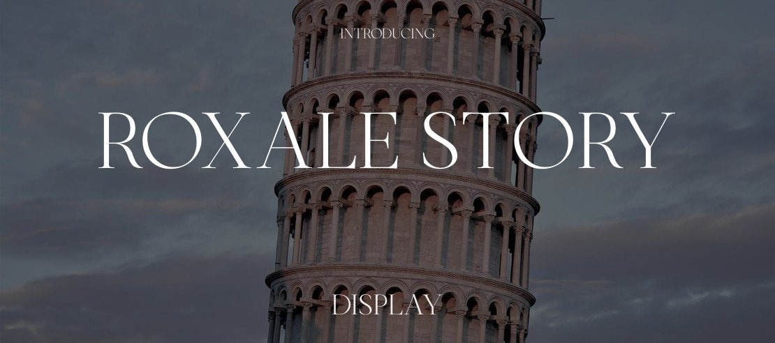 Roxale Story Font Family