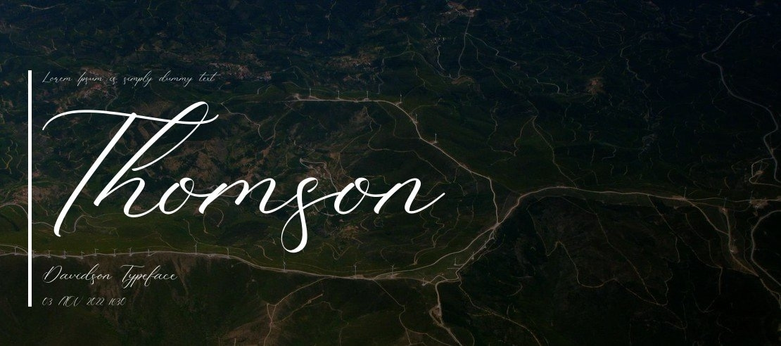 Thomson Davidson Font