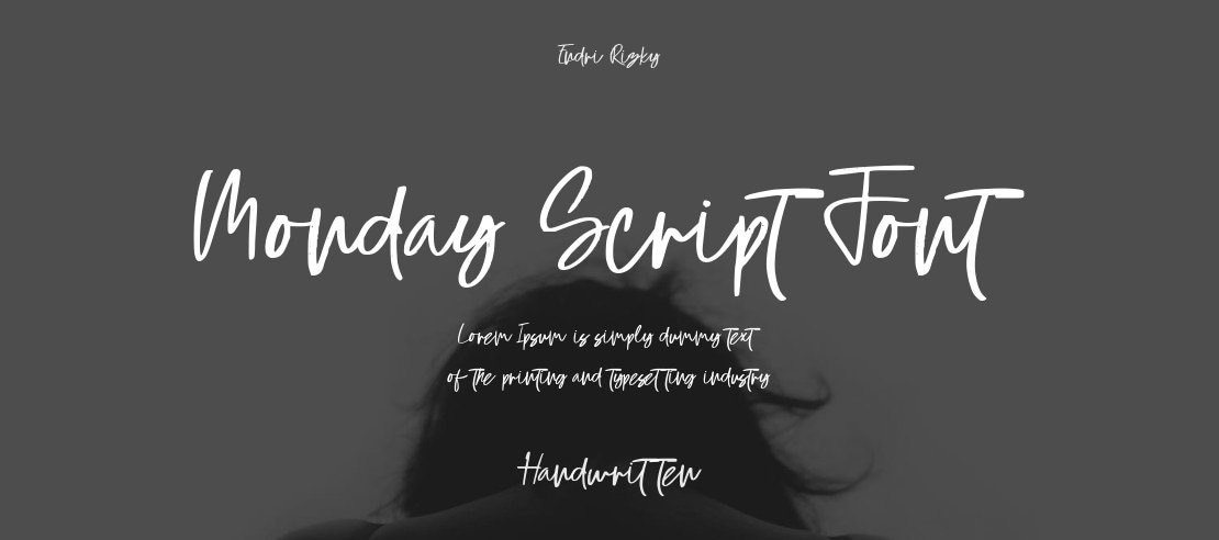 Monday Script Font