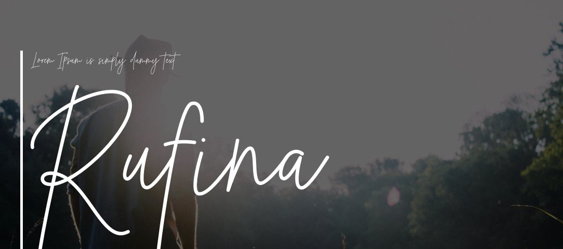 Rufina Signature Font