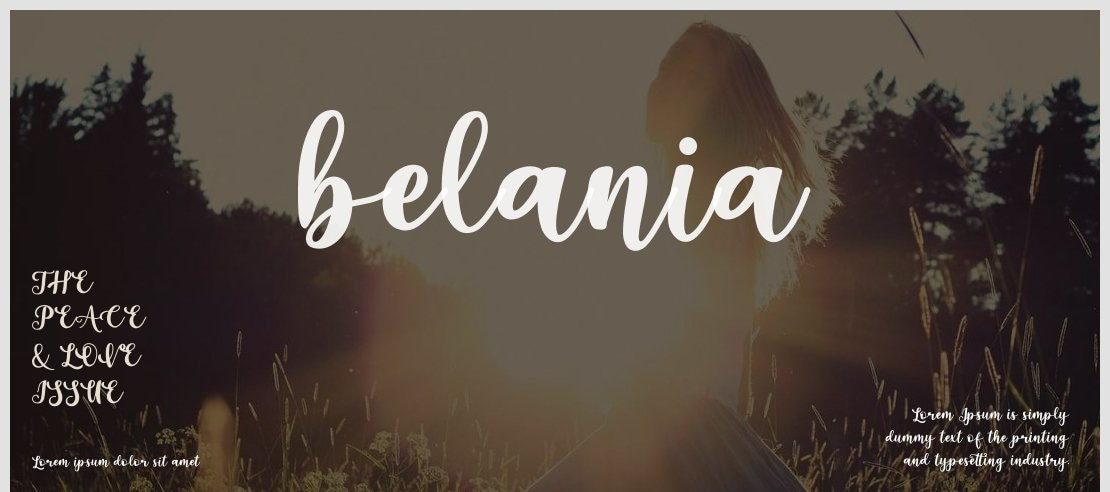 belania Font