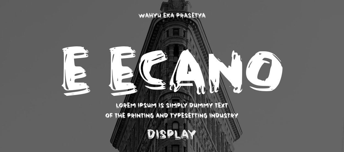 e Ecano Font