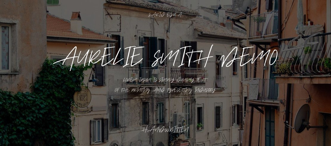 Aurelie Smith DEMO Font