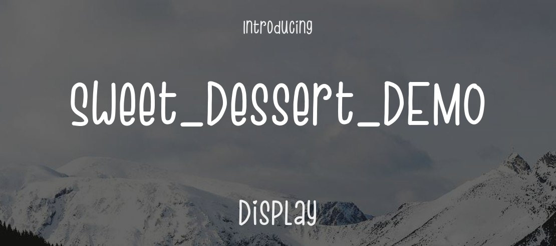 Sweet_Dessert_DEMO Font
