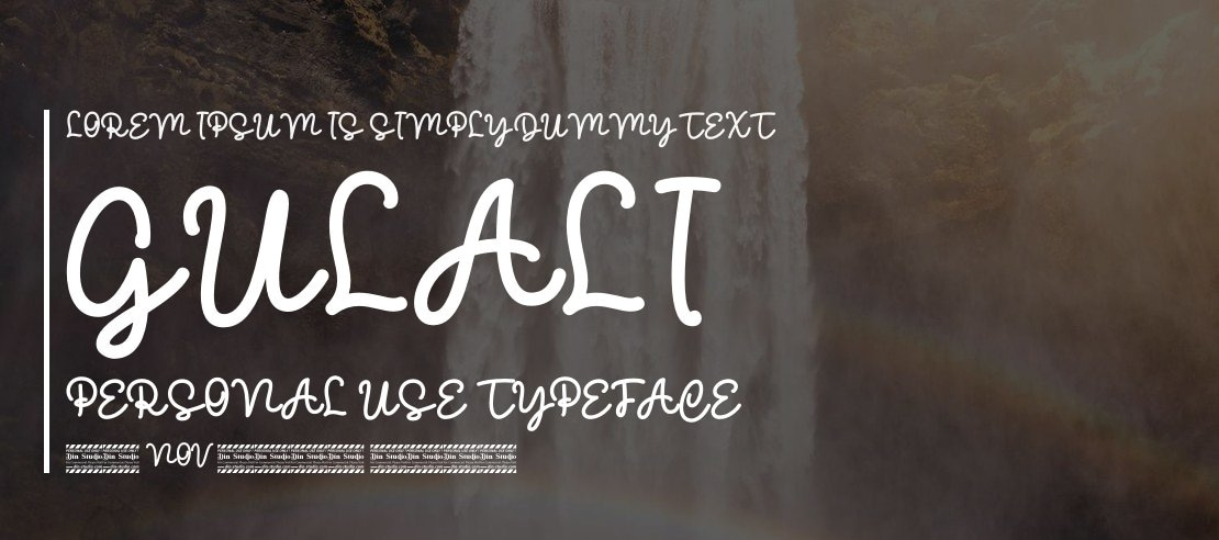 Gulali Personal Use Font