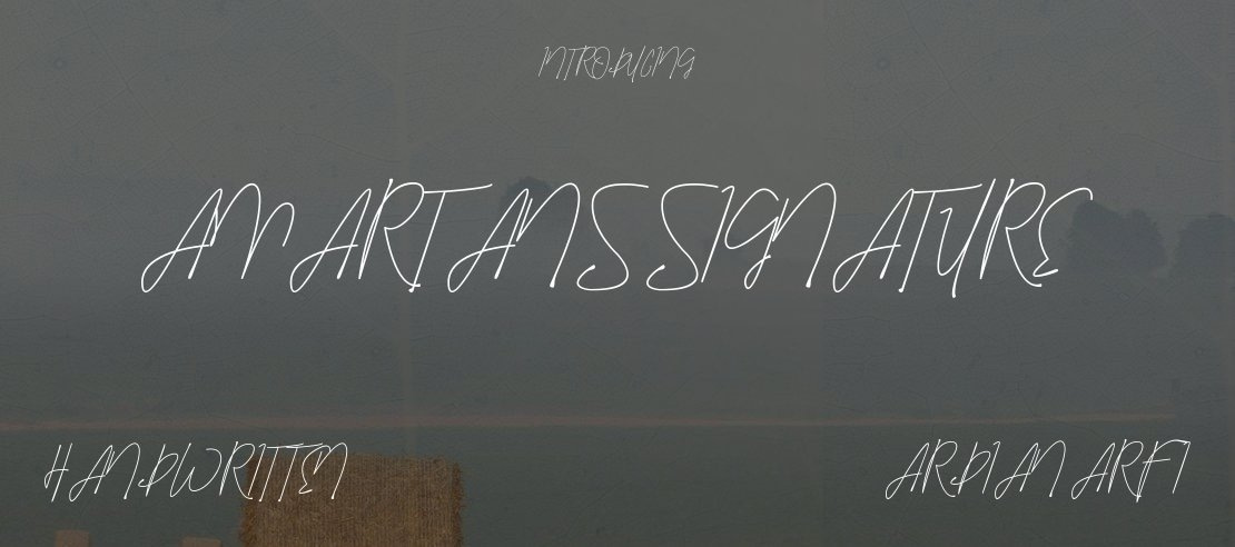 Amartans Signature Font
