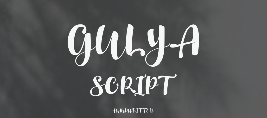 Gulya Script Font