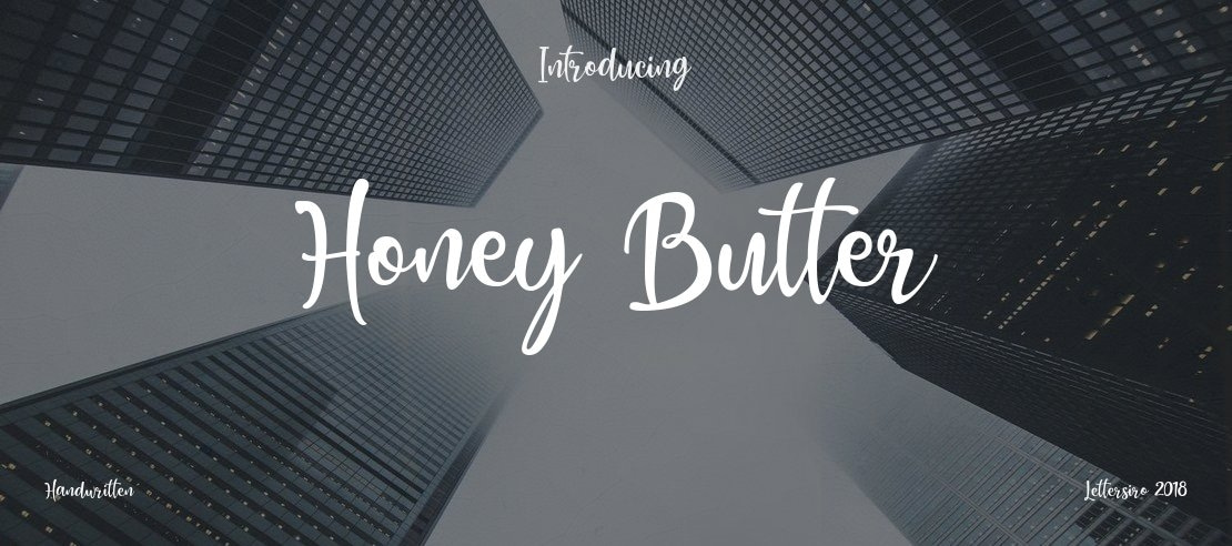 Honey Butter Font