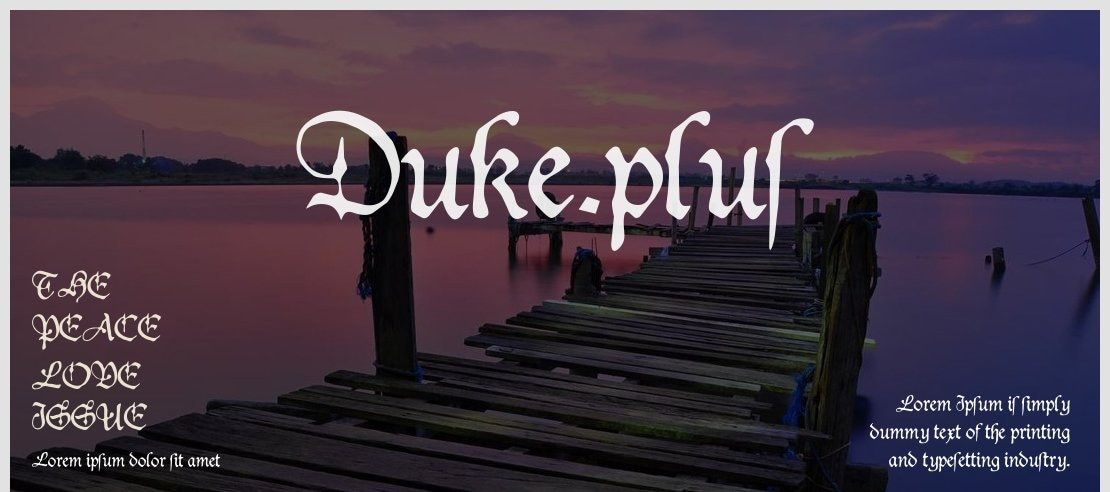 Duke.plus Font