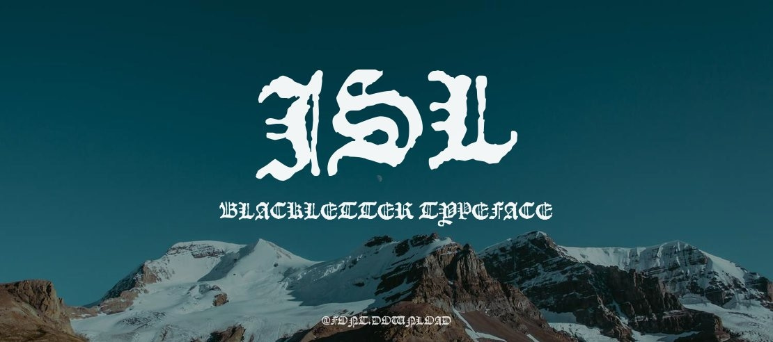 JSL Blackletter Font