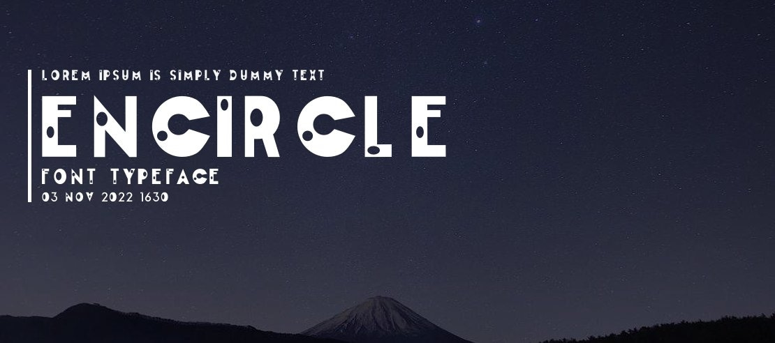 Encircle Font