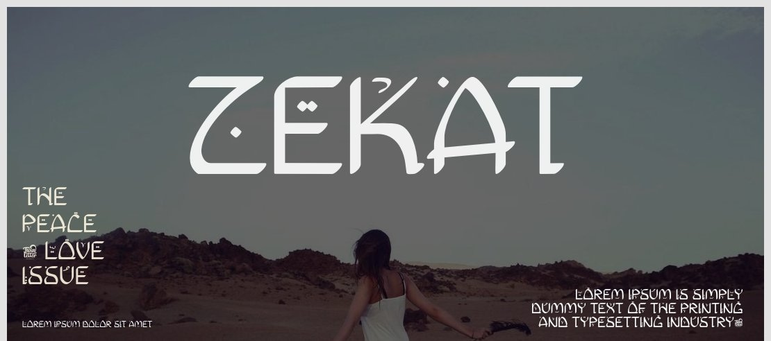 Zekat Font