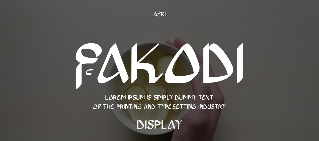 Fakodi Font