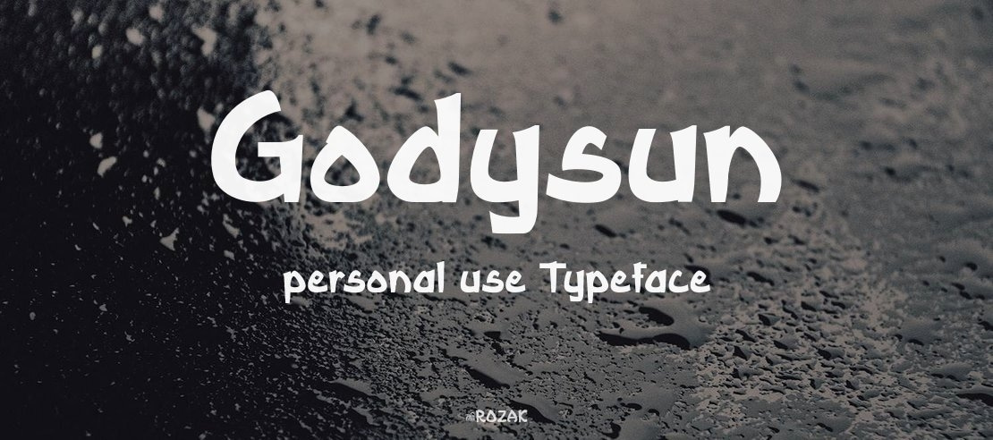 Godysun personal use Font