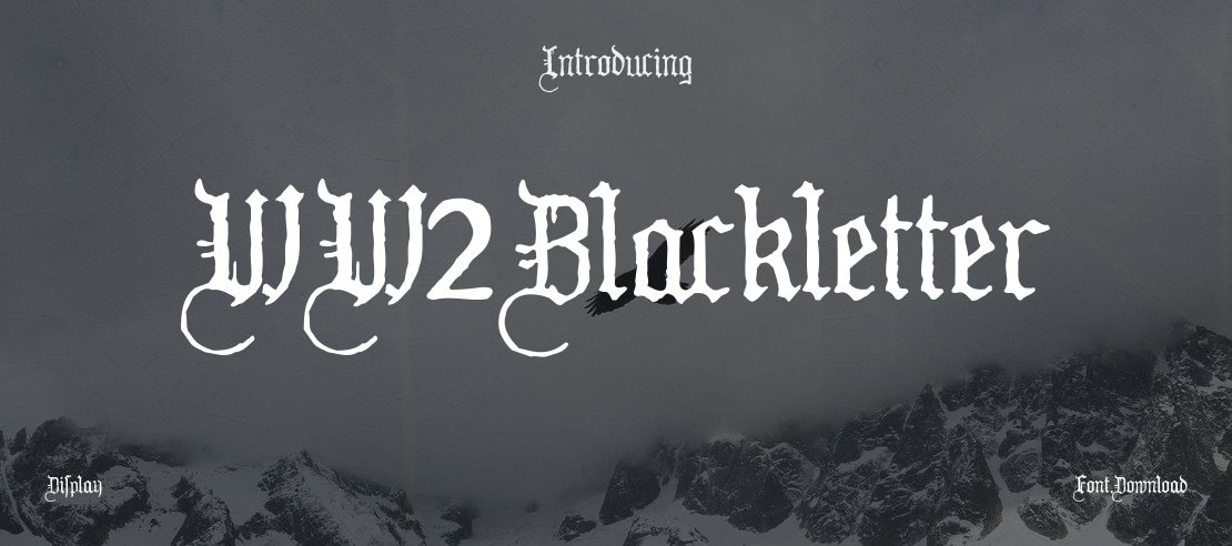 WW2Blackletter Font Family