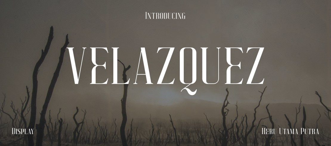 VELAZQUEZ Font