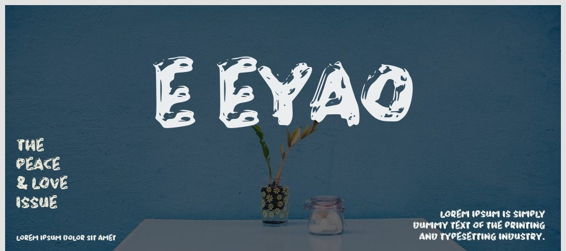 e Eyao Font