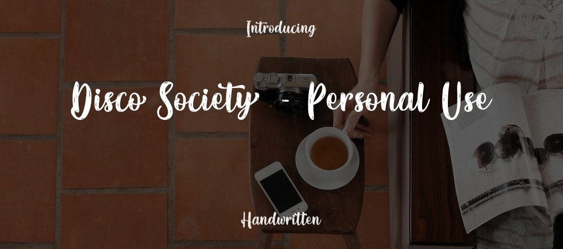 Disco Society - Personal Use Font