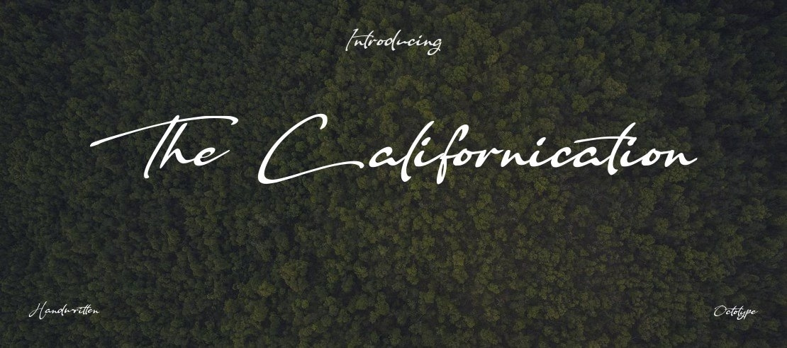 The Californication Font