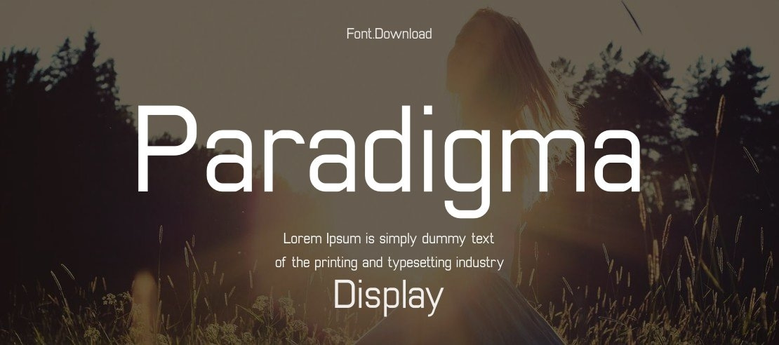 Paradigma Font