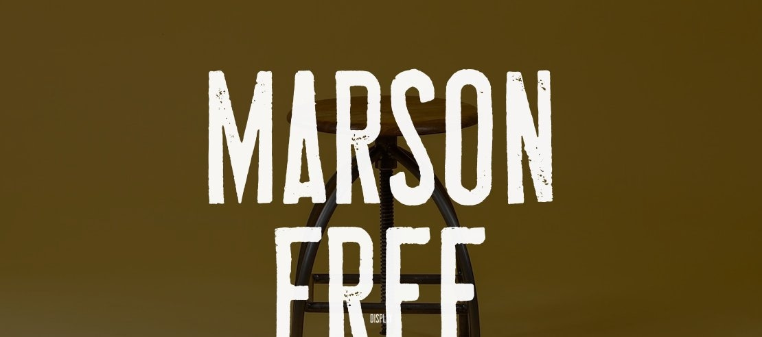 MARSON Free Font