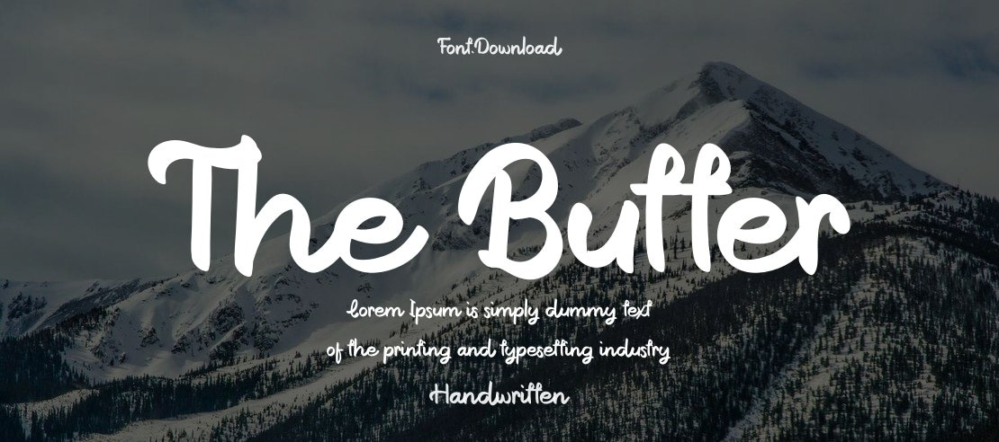 The Butter Font