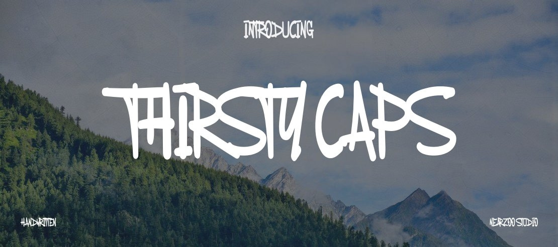 Thirsty Caps Font