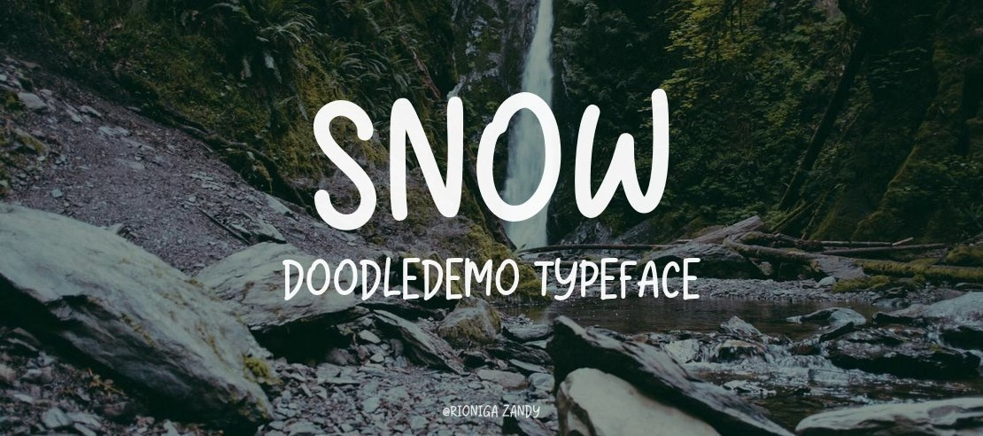 Snow DoodleDEMO Font