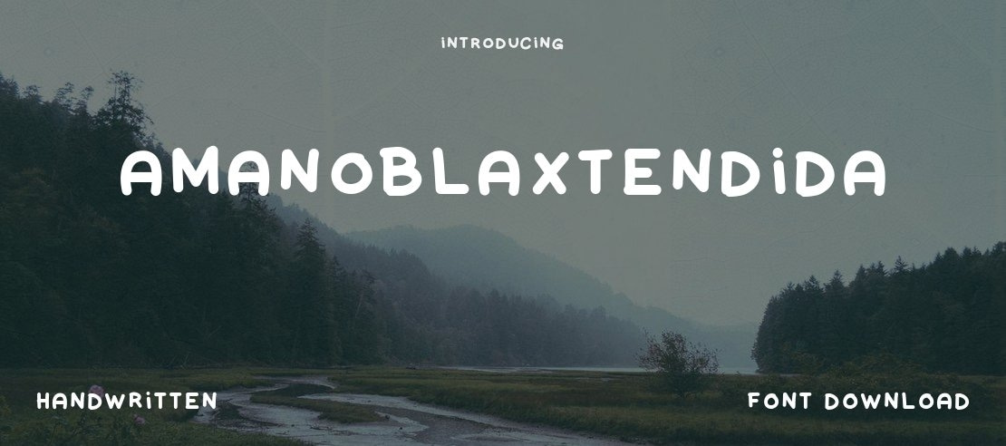 AManoBlaxtendida Font