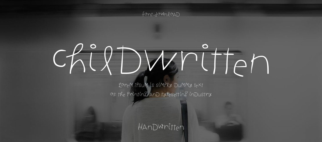 ChildWritten Font Family