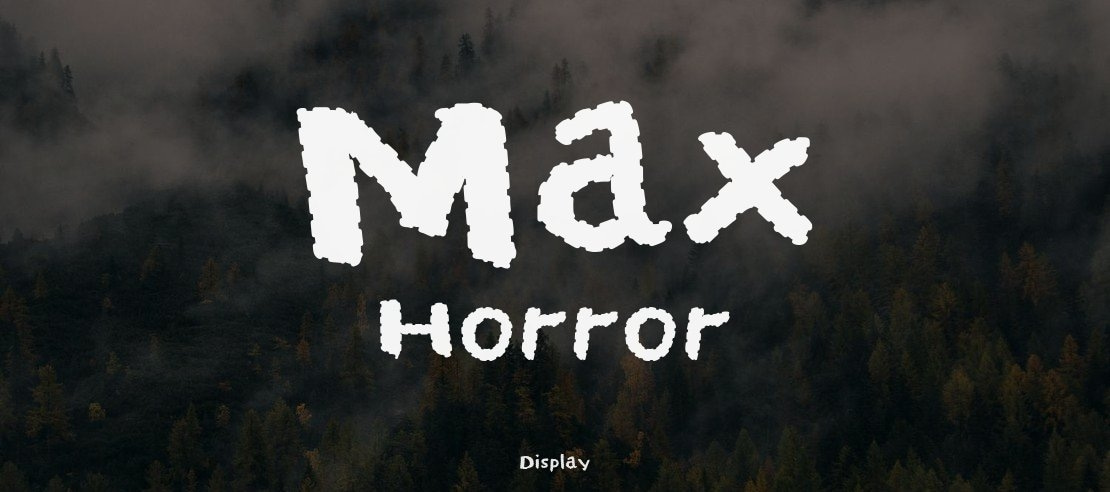 Max Horror Font