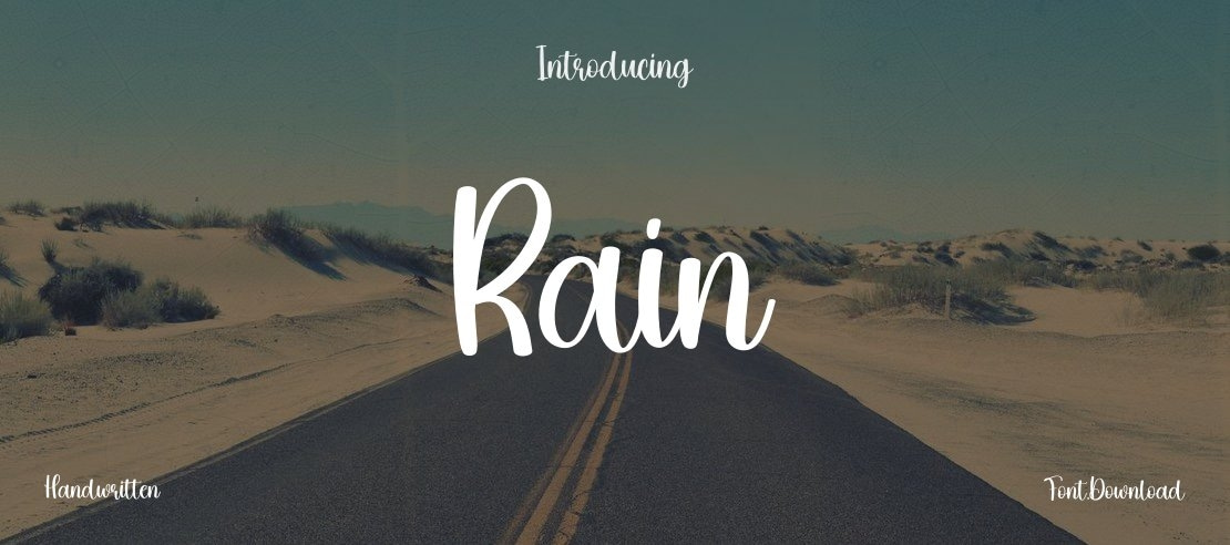 Rain Font