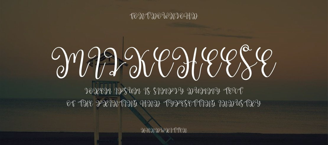 Milkcheese Font