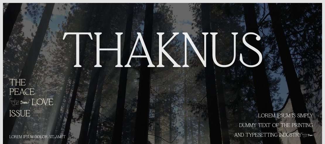 Thaknus Font