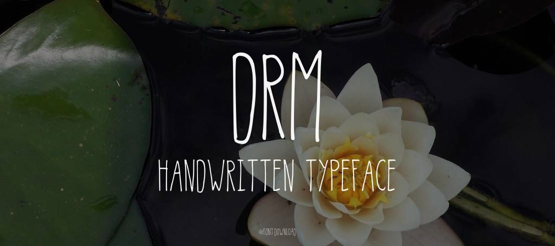 Drm Handwritten Font