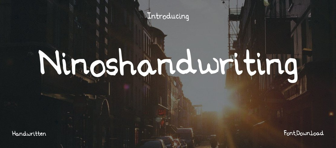 Ninoshandwriting Font