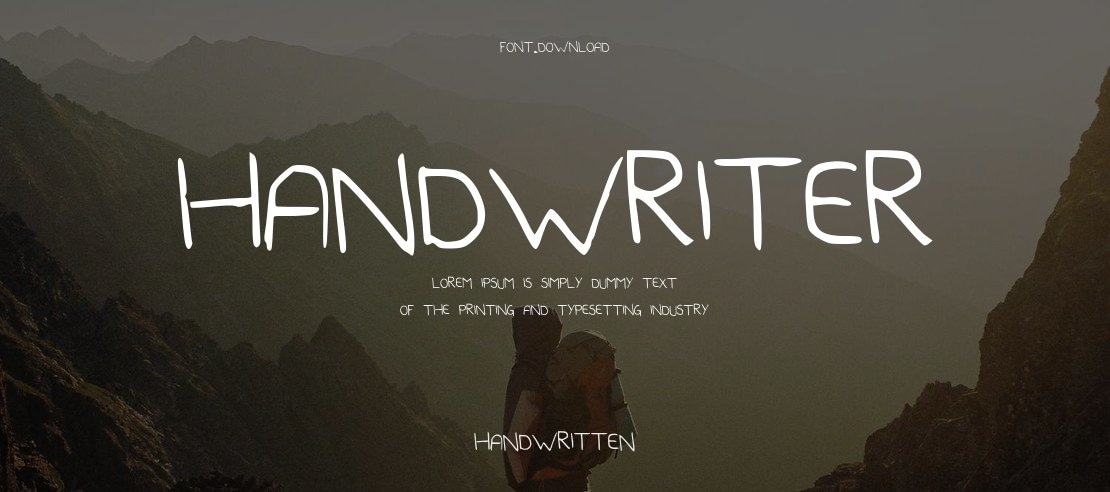 Handwriter Font