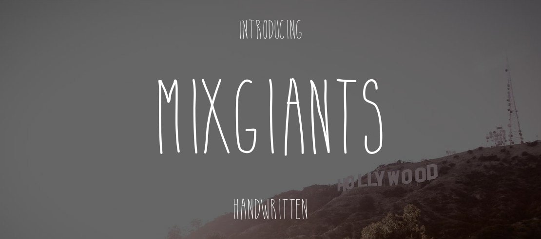 MixGiants Font