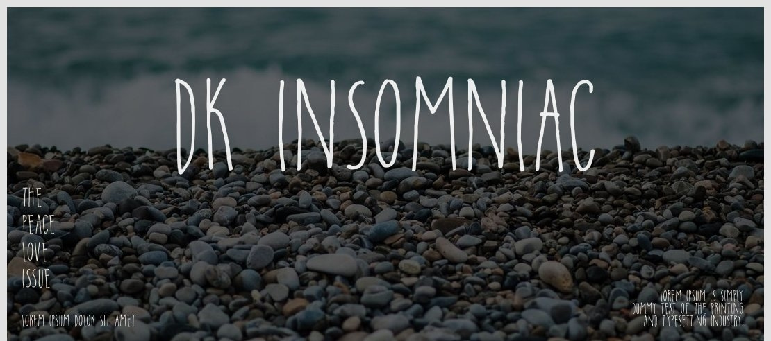 DK Insomniac Font