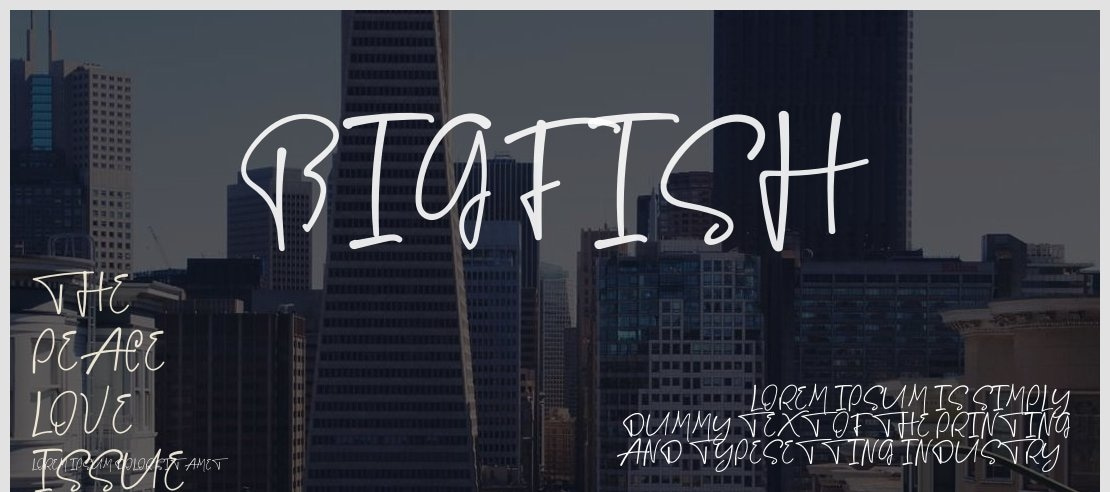 Bigfish Font