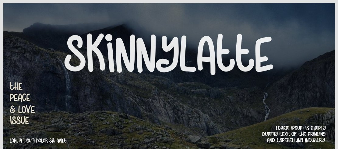 SkinnyLatte Font