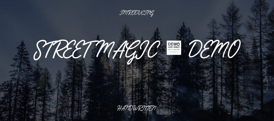 Street Magic - Demo Font