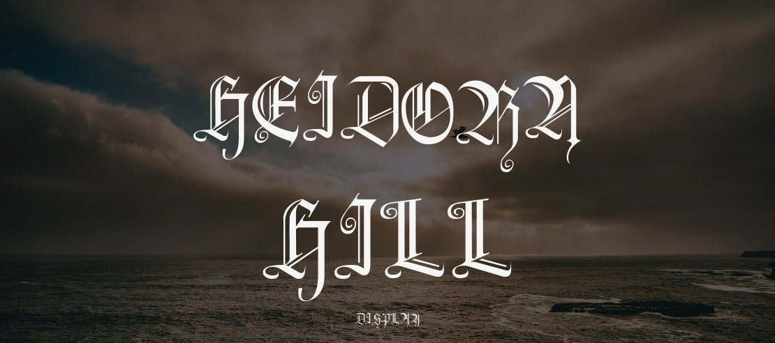 Heidorn Hill Font